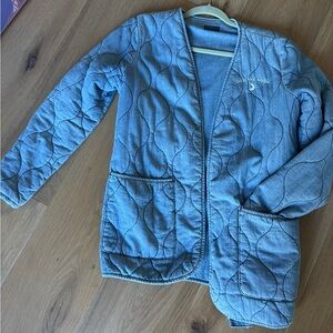 MOTHER Over the Moon Denim Jacket